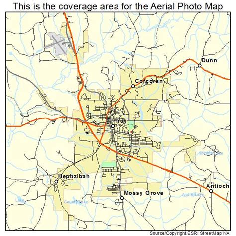 map of troy alabama.